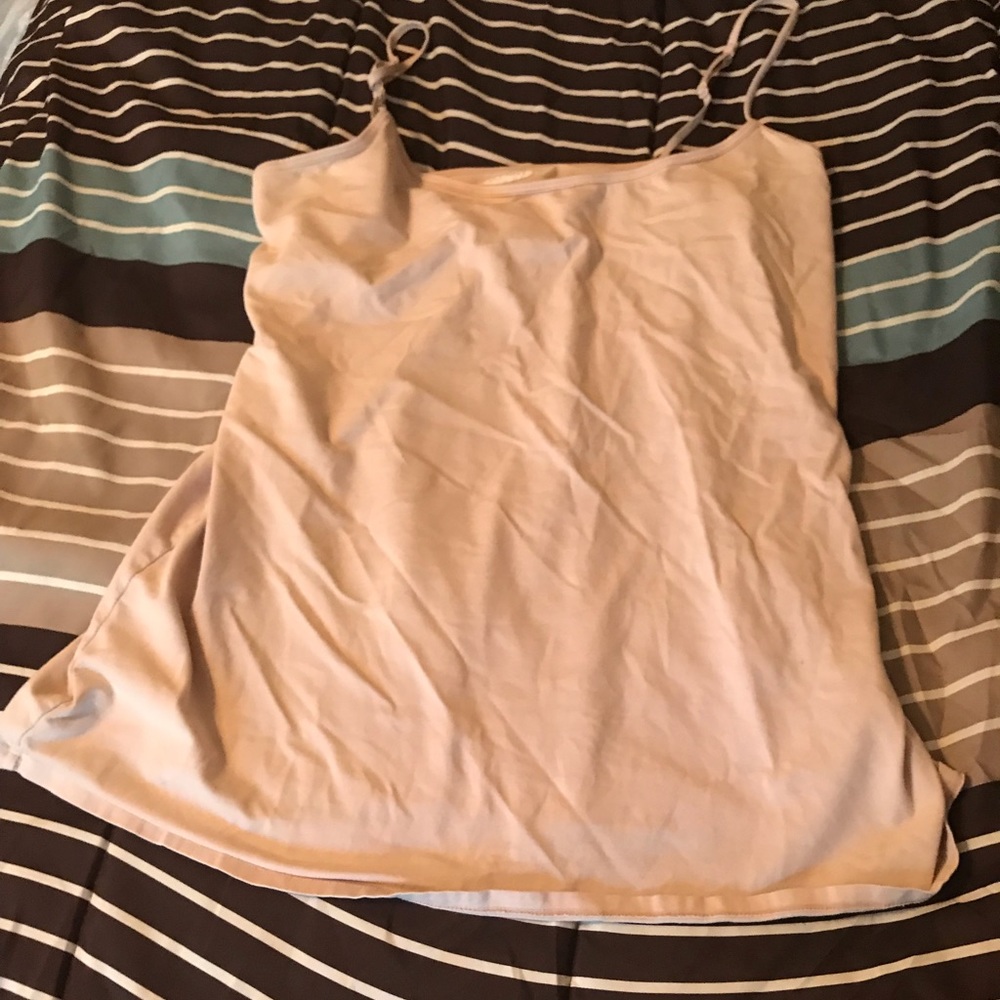 Beige Spaghetti Strap Top